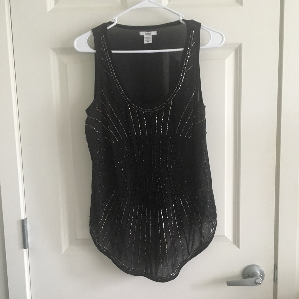 Bar lll beaded tank